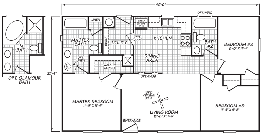 Chelan Floor Plan | Factory Expo Home Centers