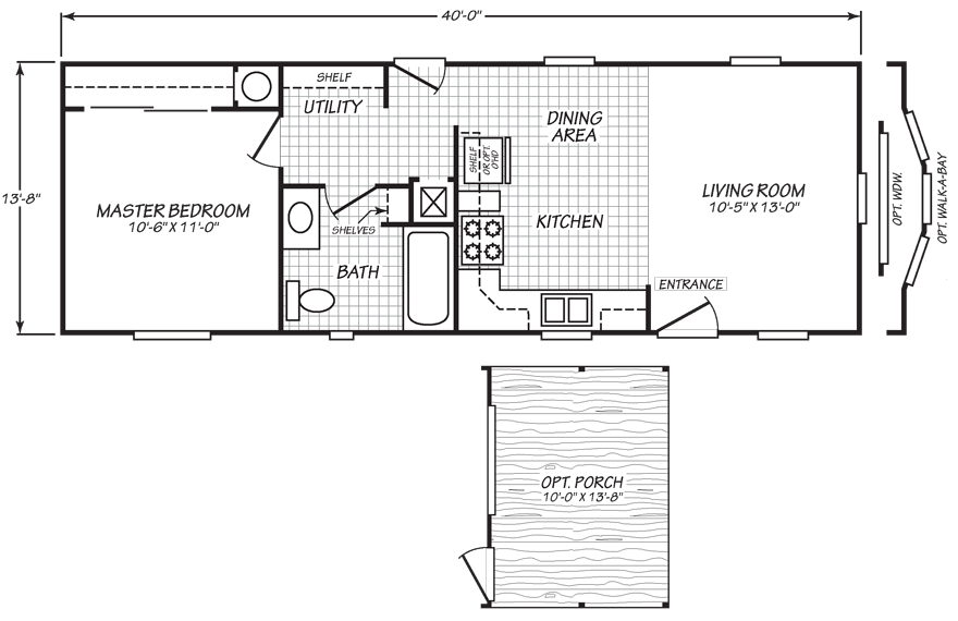 Ev1 14 X 40 533 Sqft Mobile Home Factory Expo Home Centers