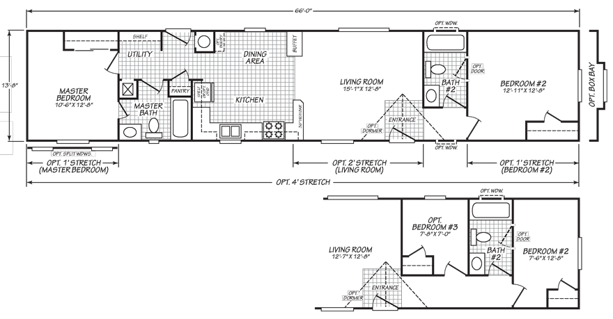 Home Floor Plans Buccaneer Mobile Home Floor Plans