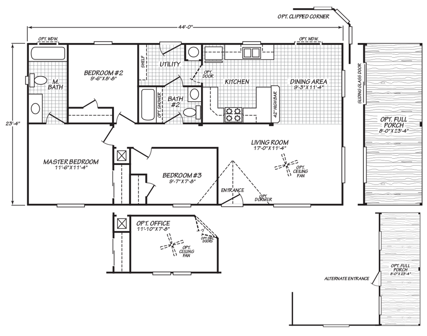 1987 Fleetwood Mobile Home Floor Plans