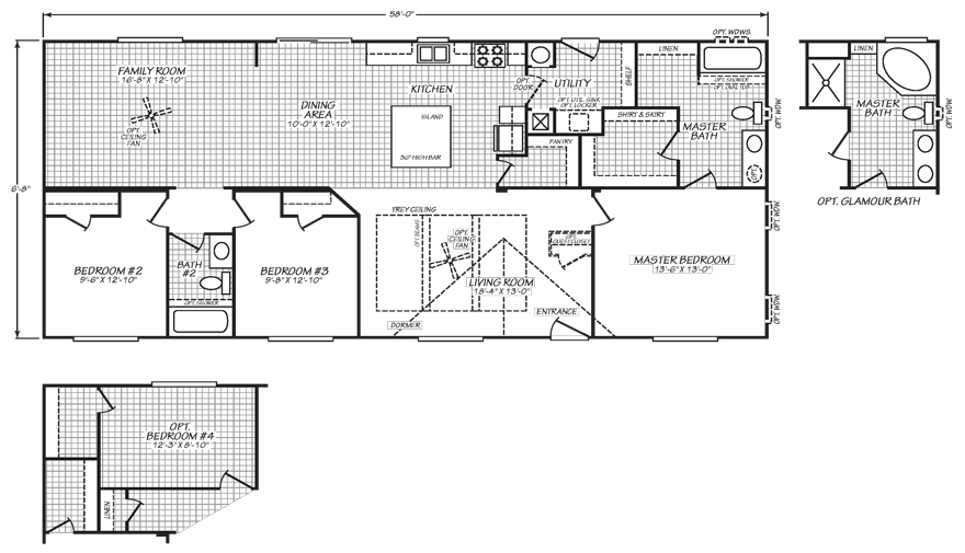 1994 Fleetwood Mobile Home Floor Plans House Design Ideas