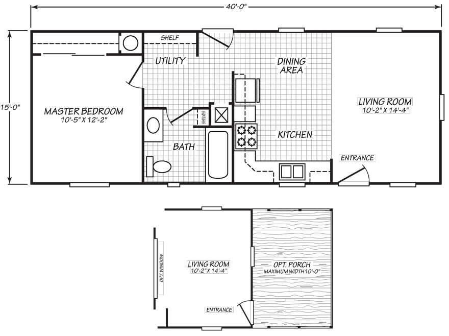 19 Square Foot 3 Bedroom Double Wide Mobile Home Floor Plans Modern 