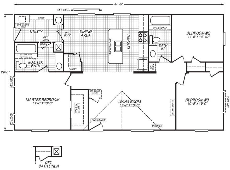 1993 Fleetwood Manufactured Home Floor Plans